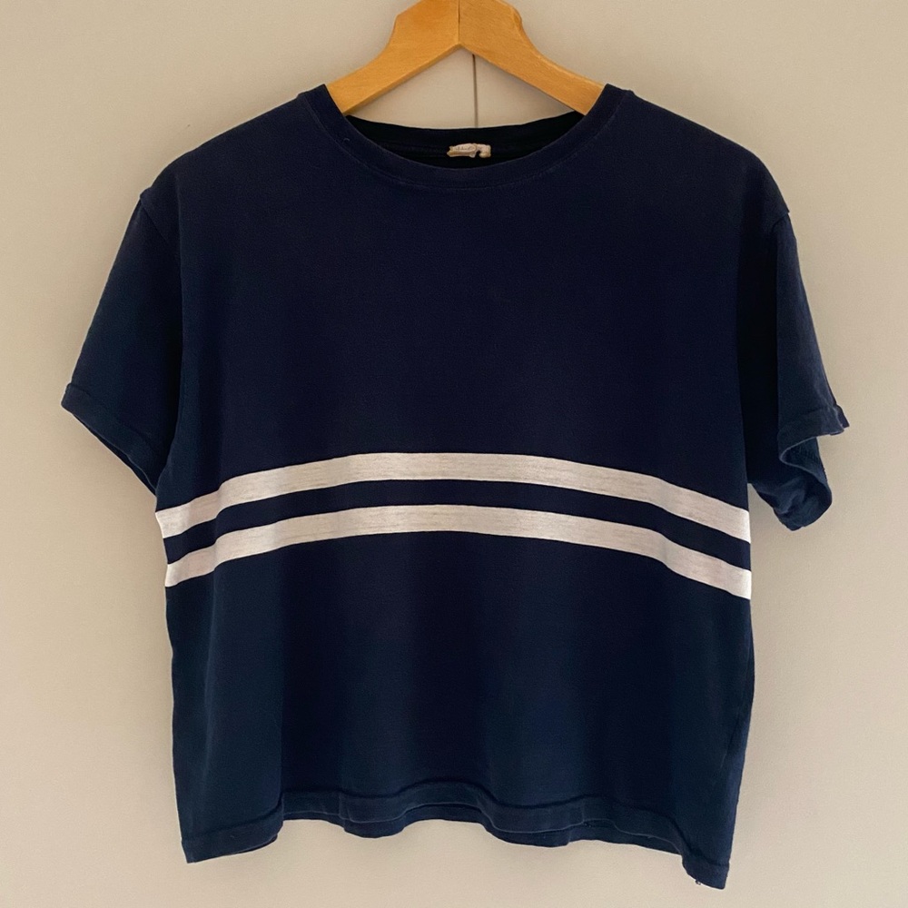 BRANDY MELVILLE - Blue T-Shirt - OS
